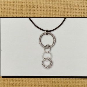 Silpada N1821 brown leather necklace